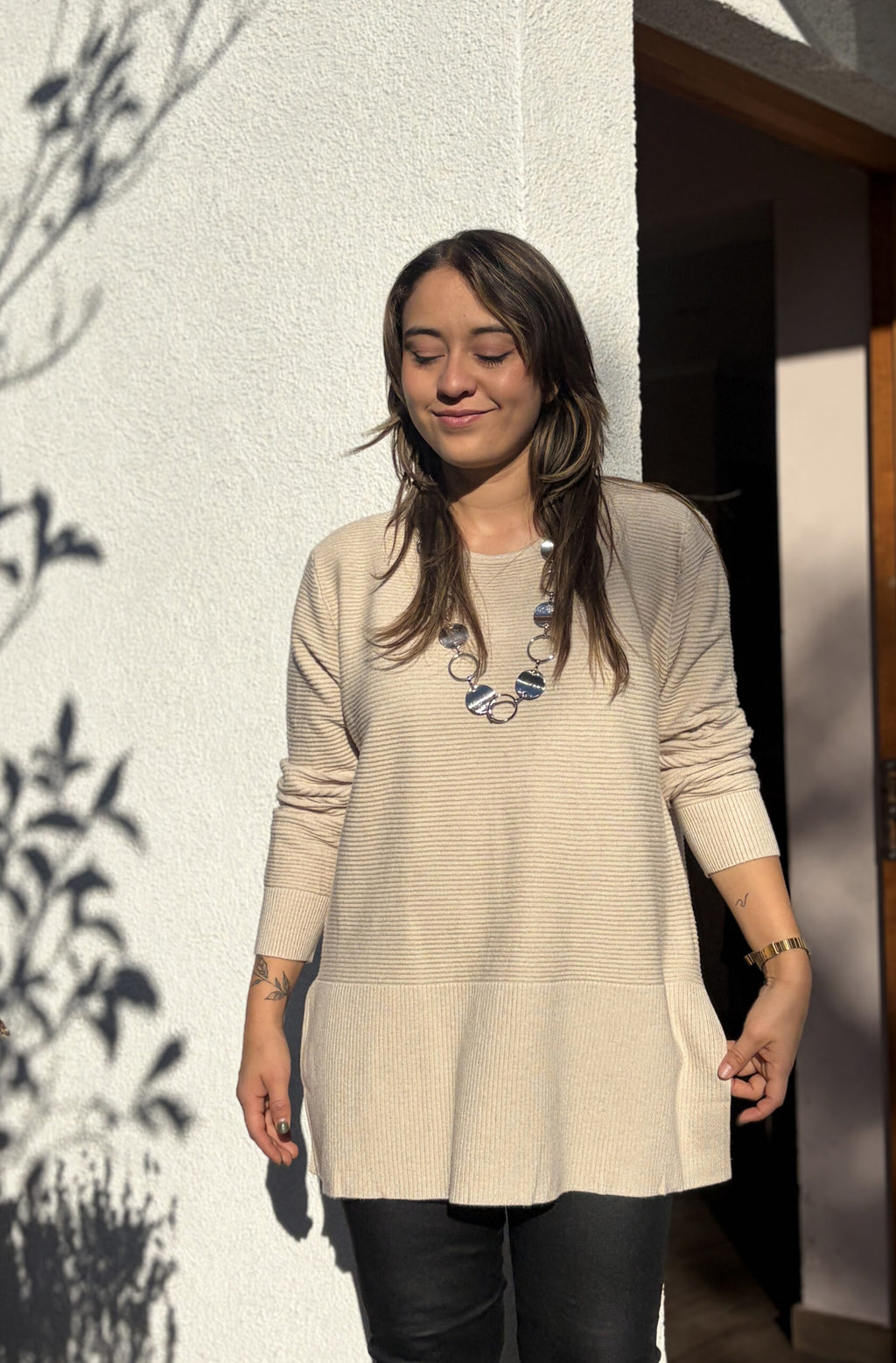 Sweater Noelia - Crema
