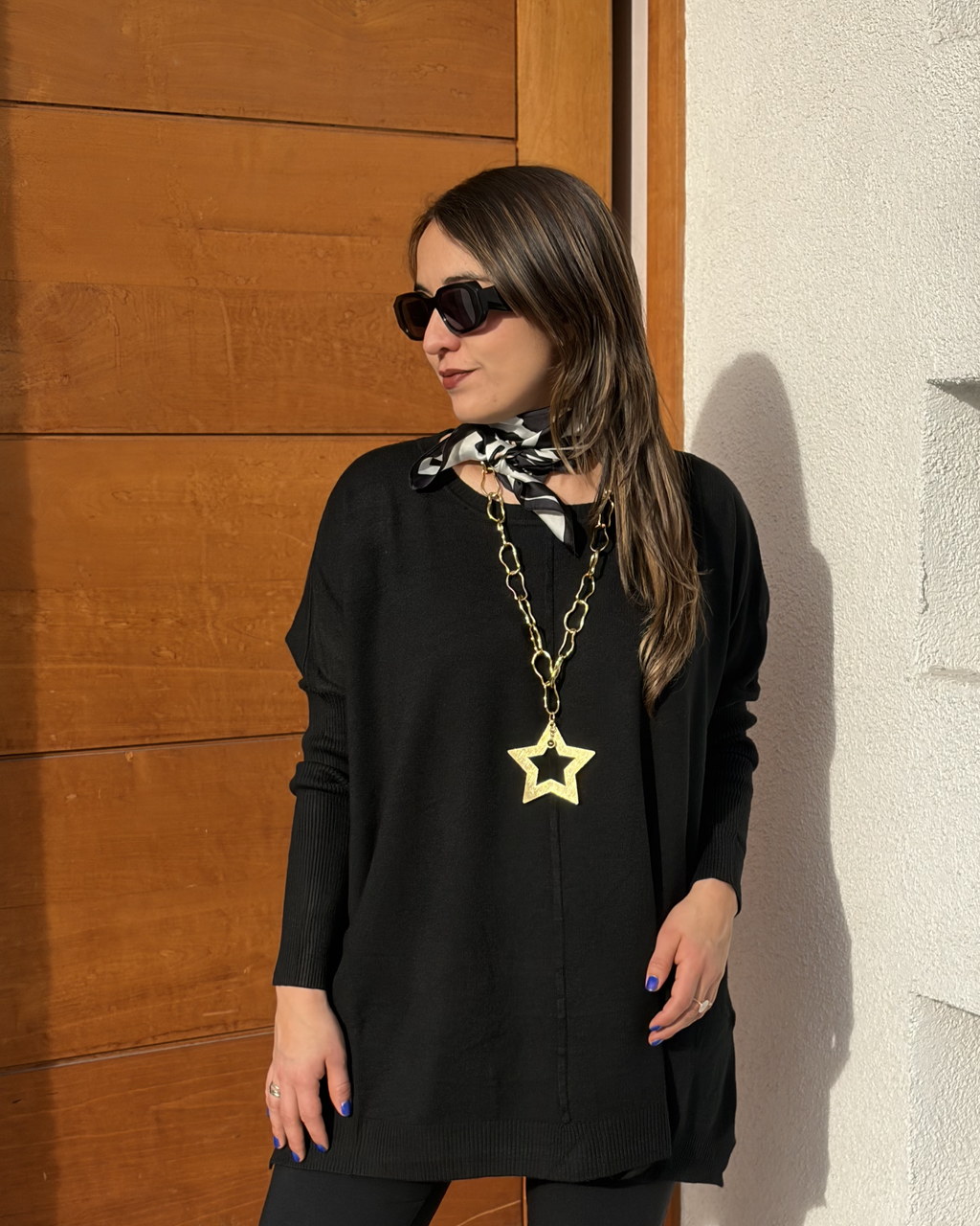Sweater Luna - Negro