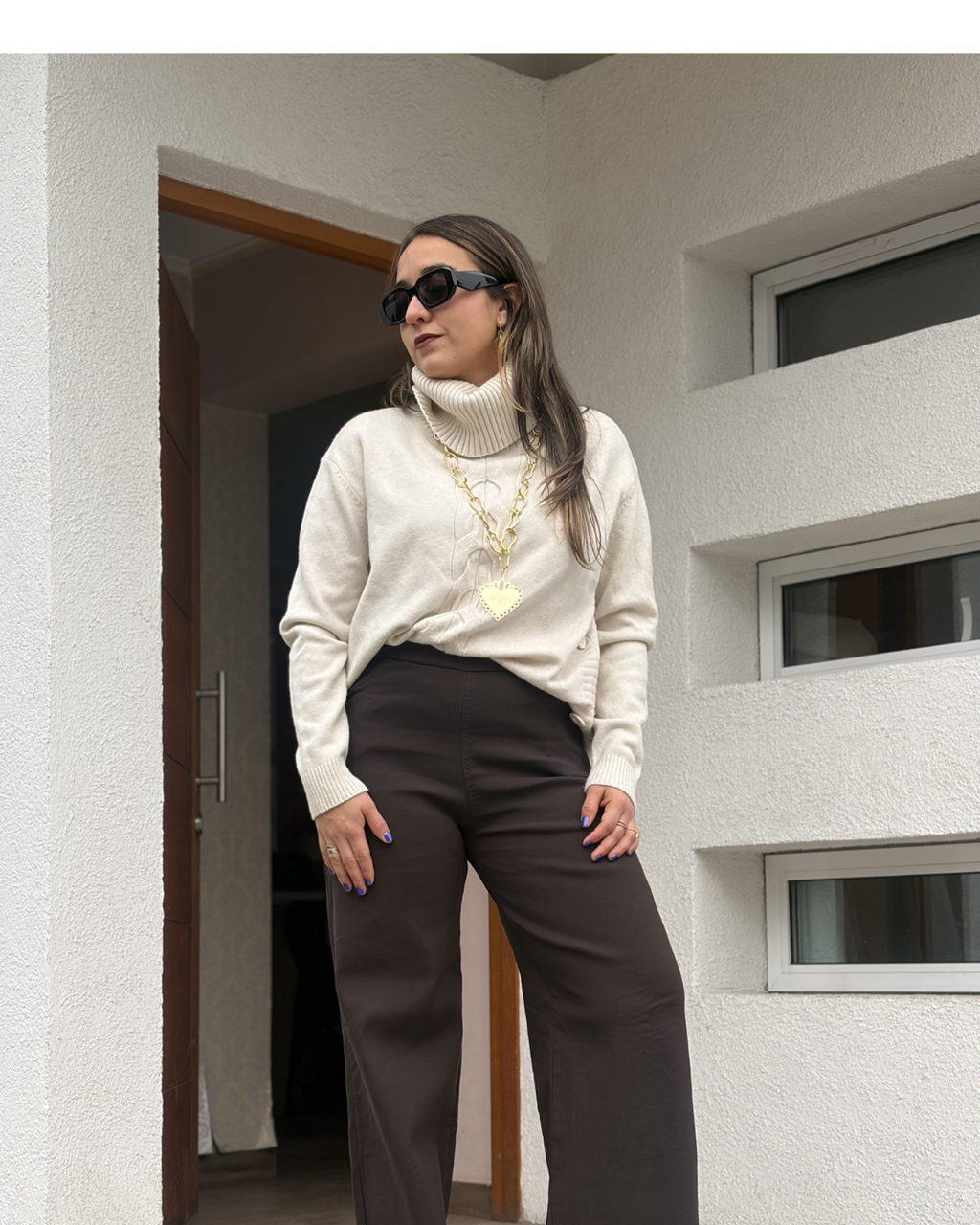 Pantalon Maria Gracia - Cafe