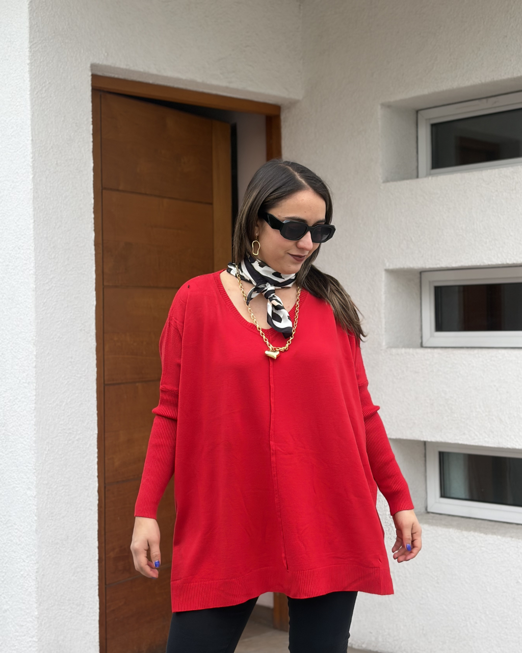 Sweater Pia - Rojo