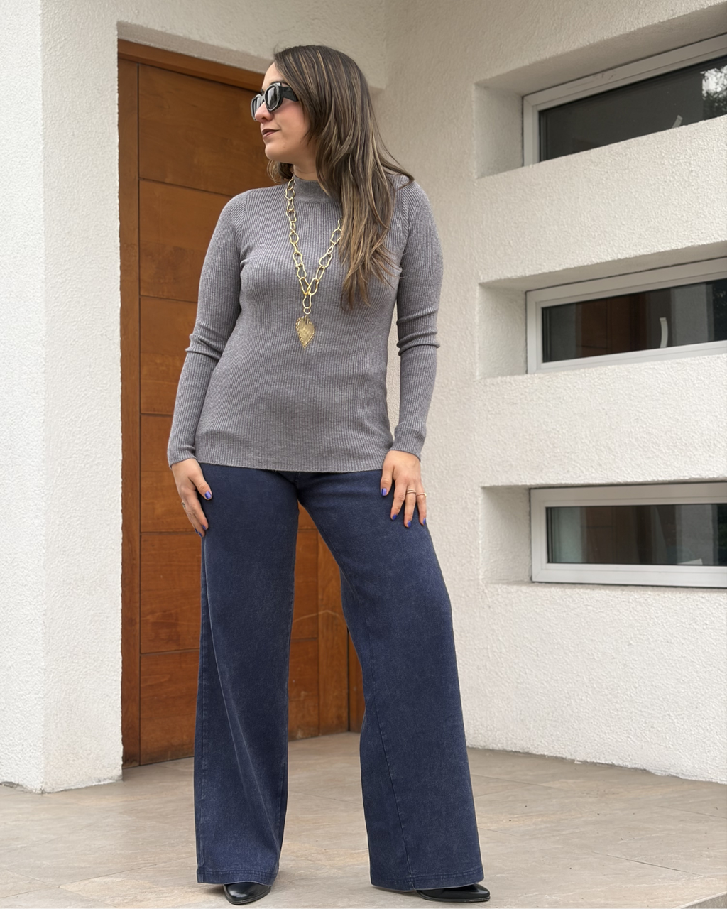 Pantalon Maria Gracia - Azul