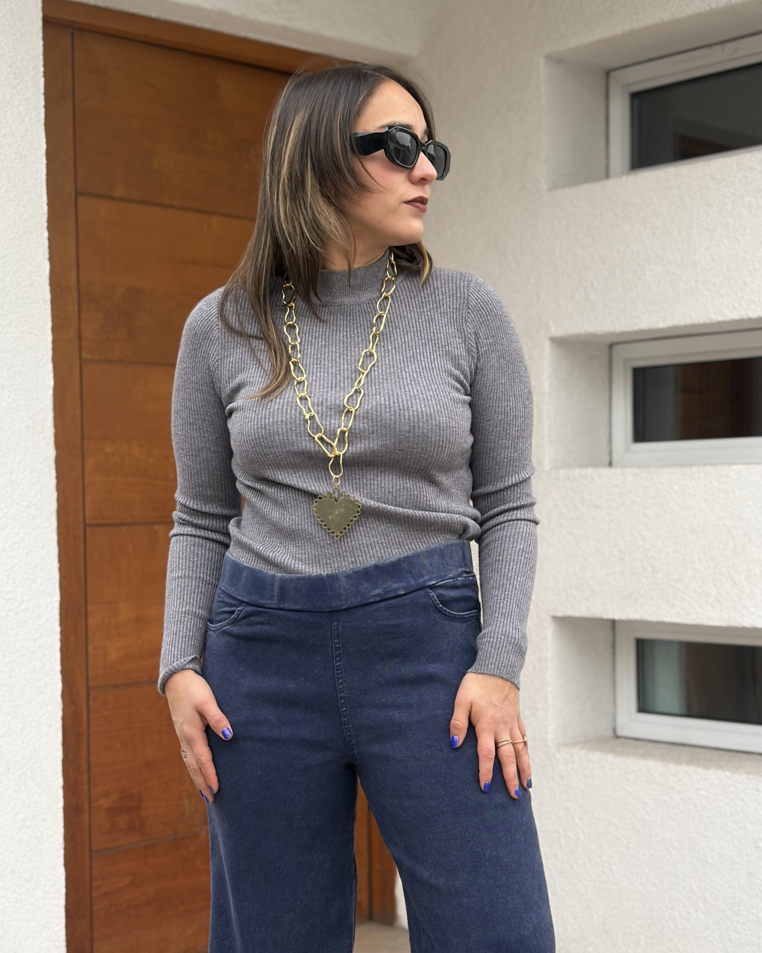 Pantalon Maria Gracia - Azul