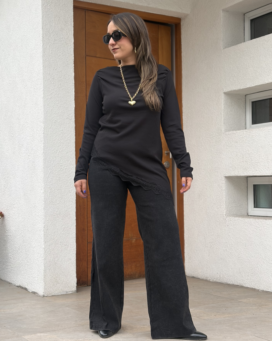Pantalon Maria Gracia - Negro