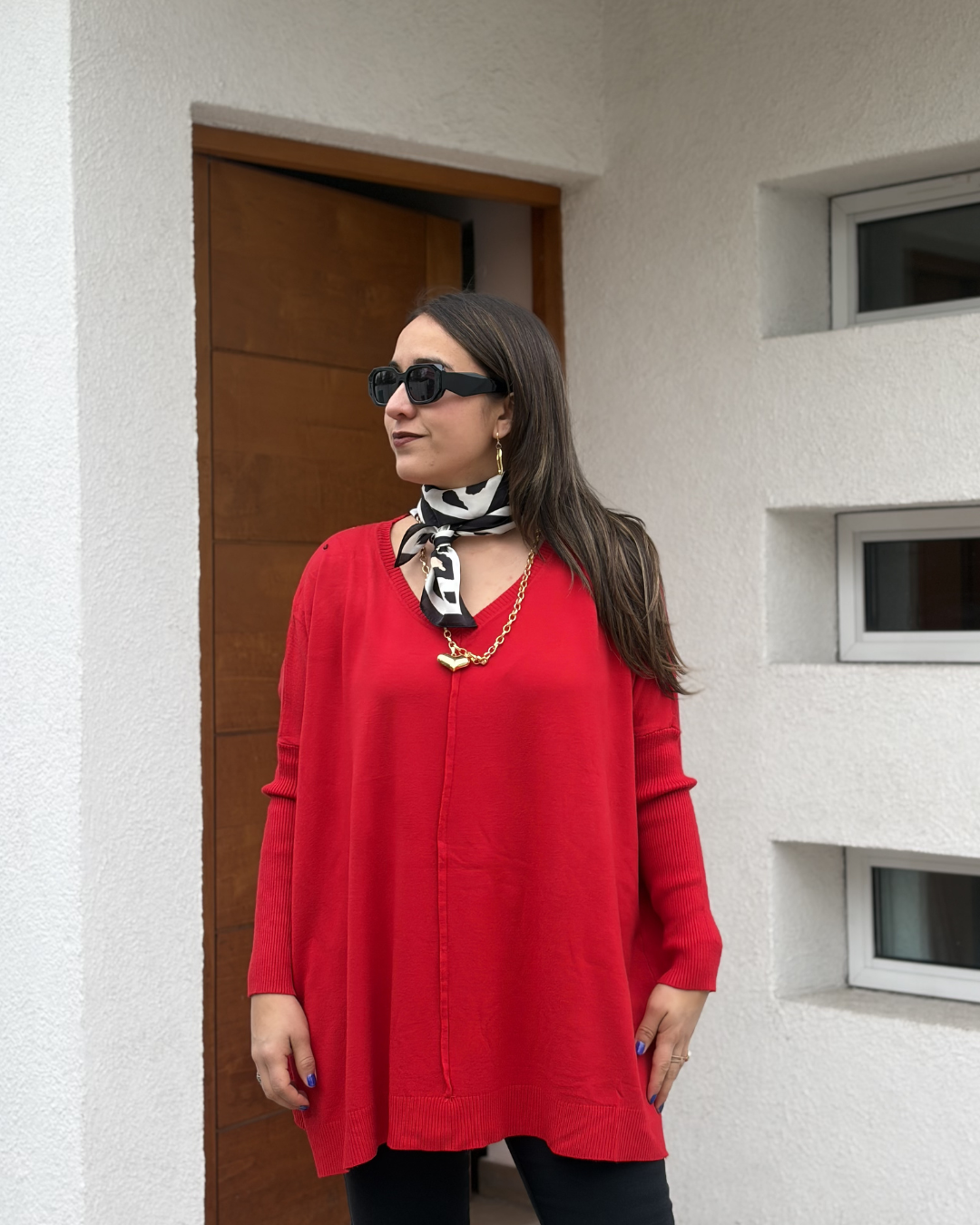 Sweater Pia - Rojo