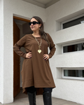 Vestido Paula - Cafe