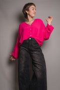 Blusa Mariposa - Fucsia
