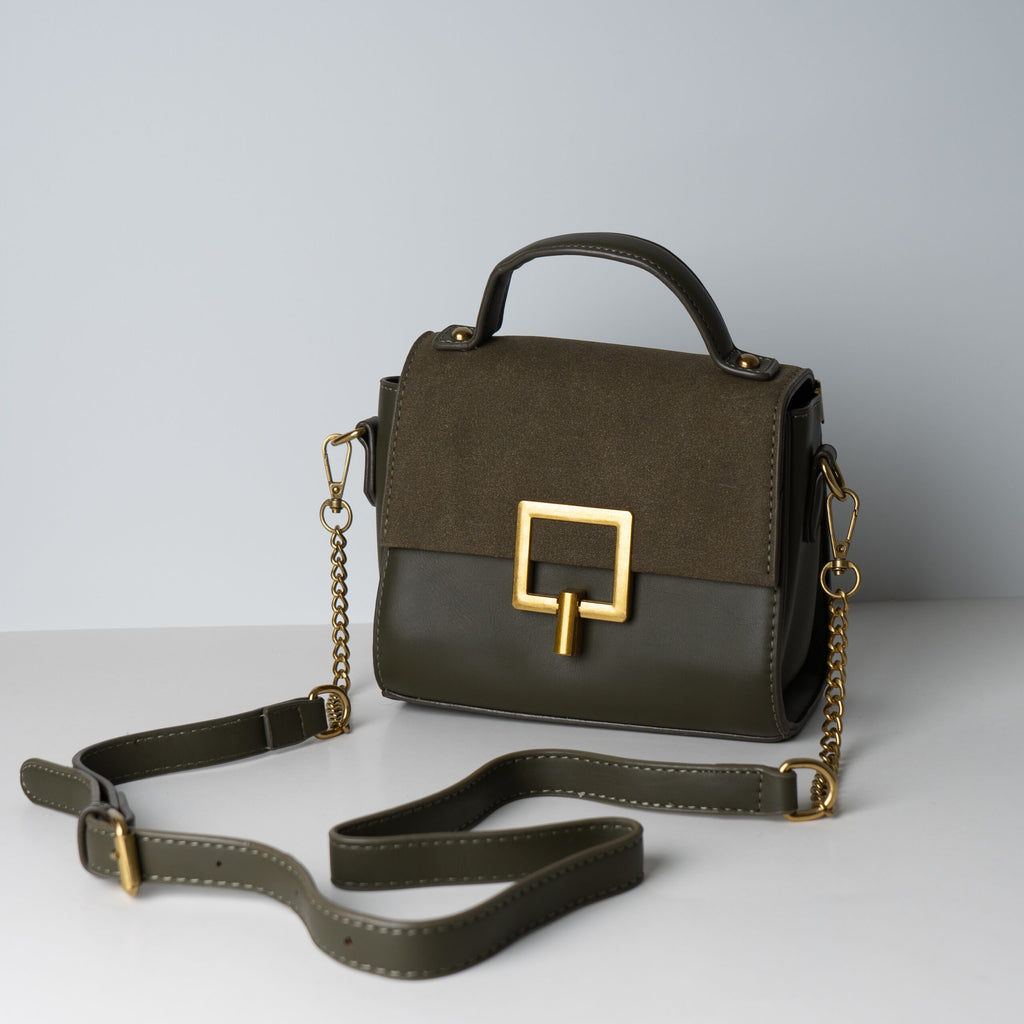 Cartera Olivia - Verde oscuro