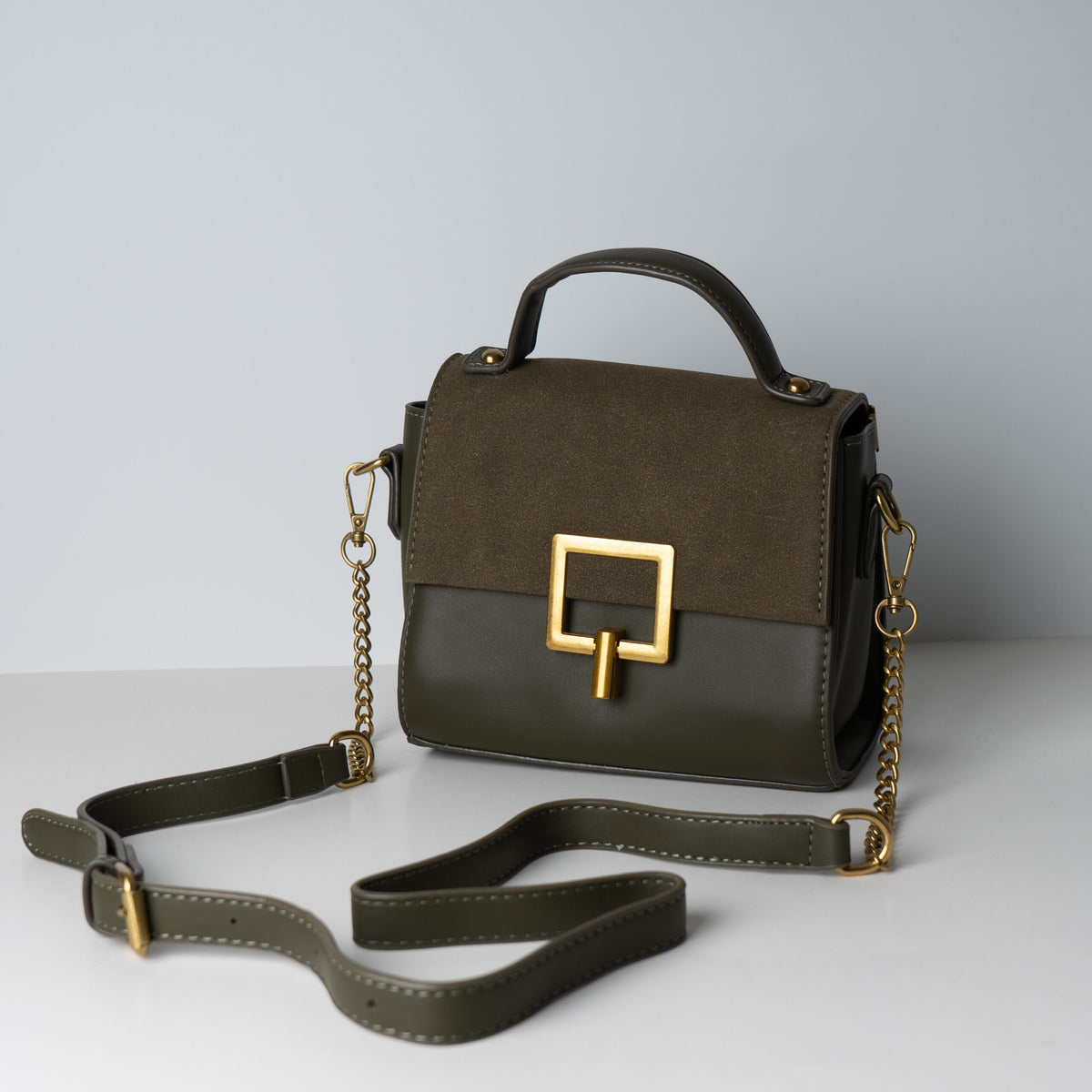 Cartera Olivia - Verde oscuro
