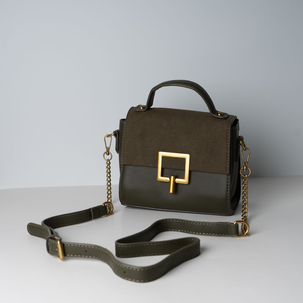 Cartera Olivia - Verde oscuro