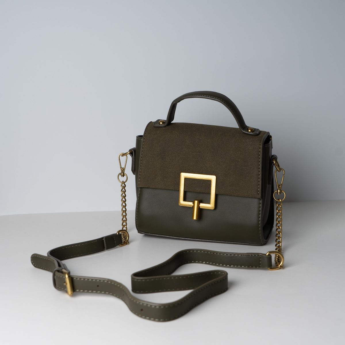 Cartera Olivia - Verde oscuro