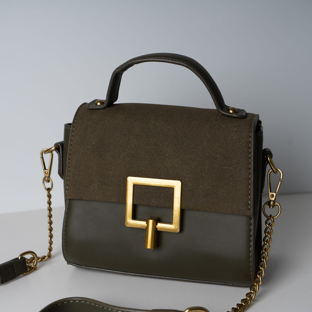 Cartera Olivia - Verde oscuro