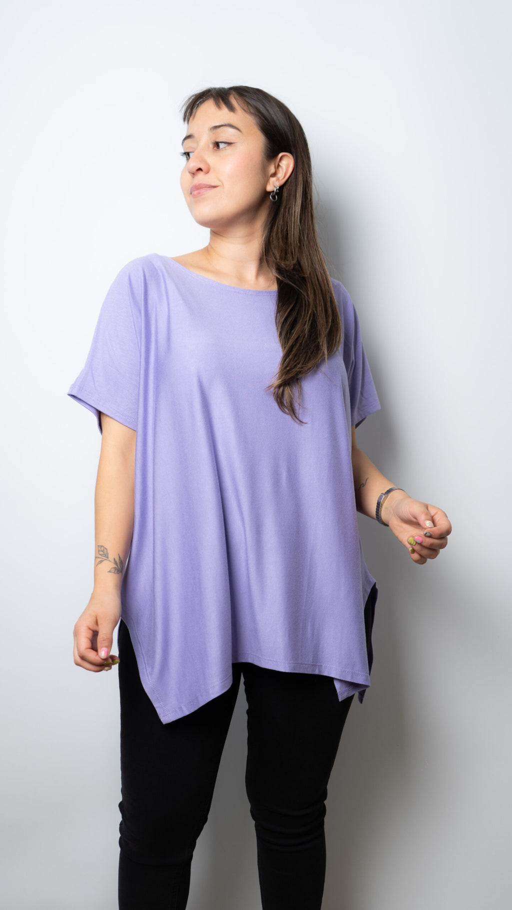 Polera algodón Emilia - Lila