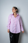 Blusa Rayada Blaire - Blanca con rosada