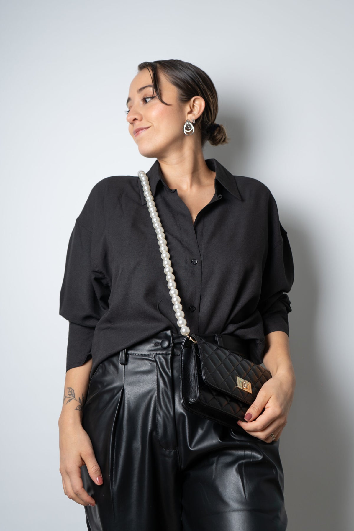 Cartera Mina - Negra