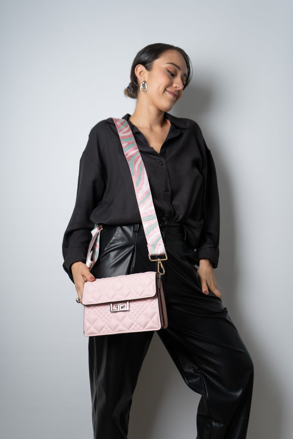 Cartera Mika - Rosada