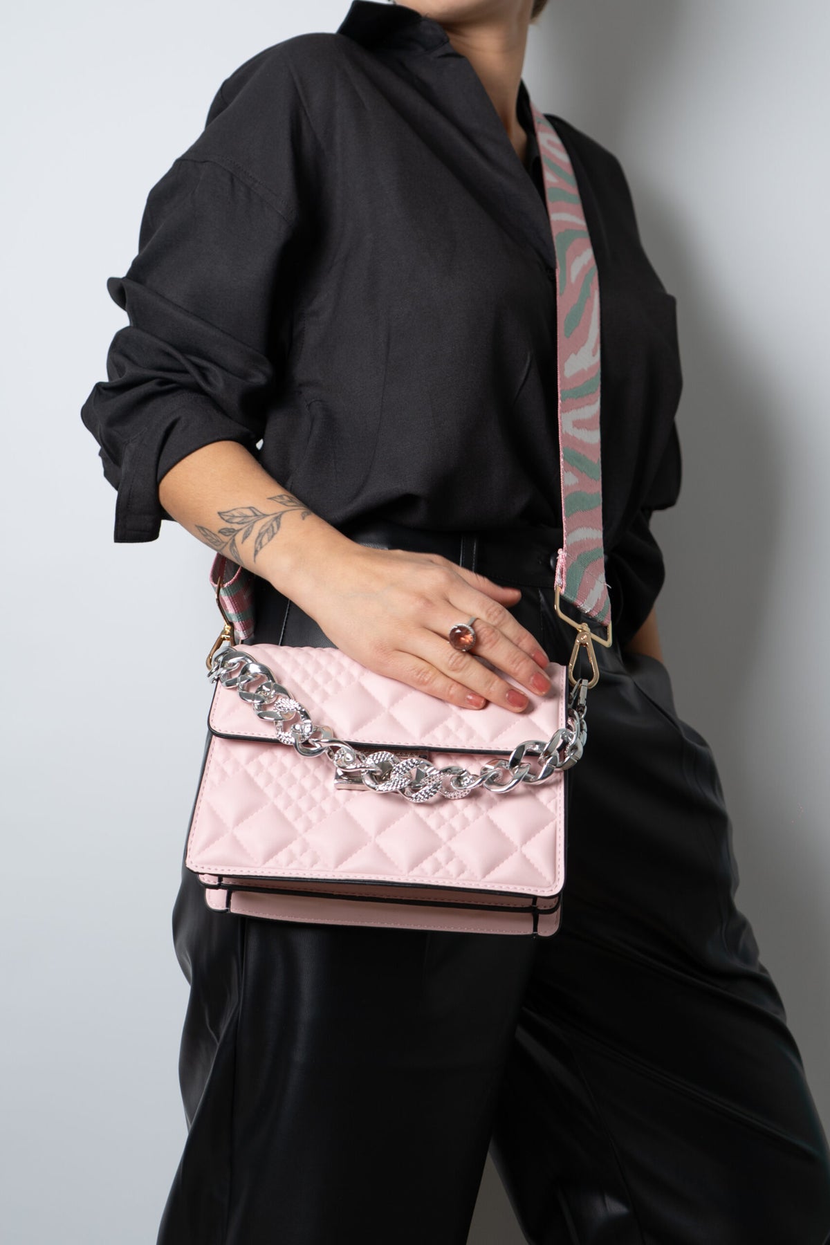 Cartera Mika - Rosada