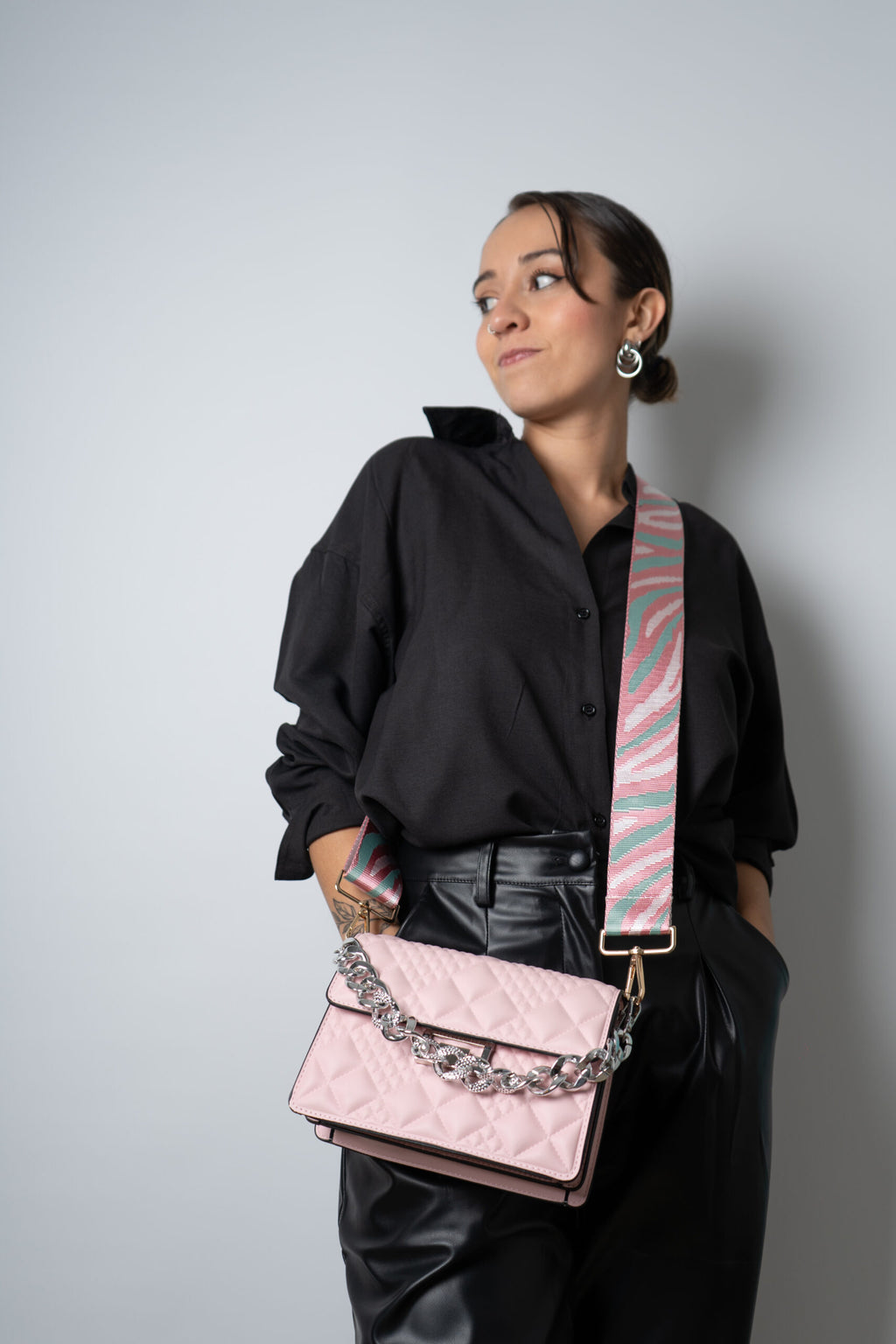 Cartera Mika - Rosada