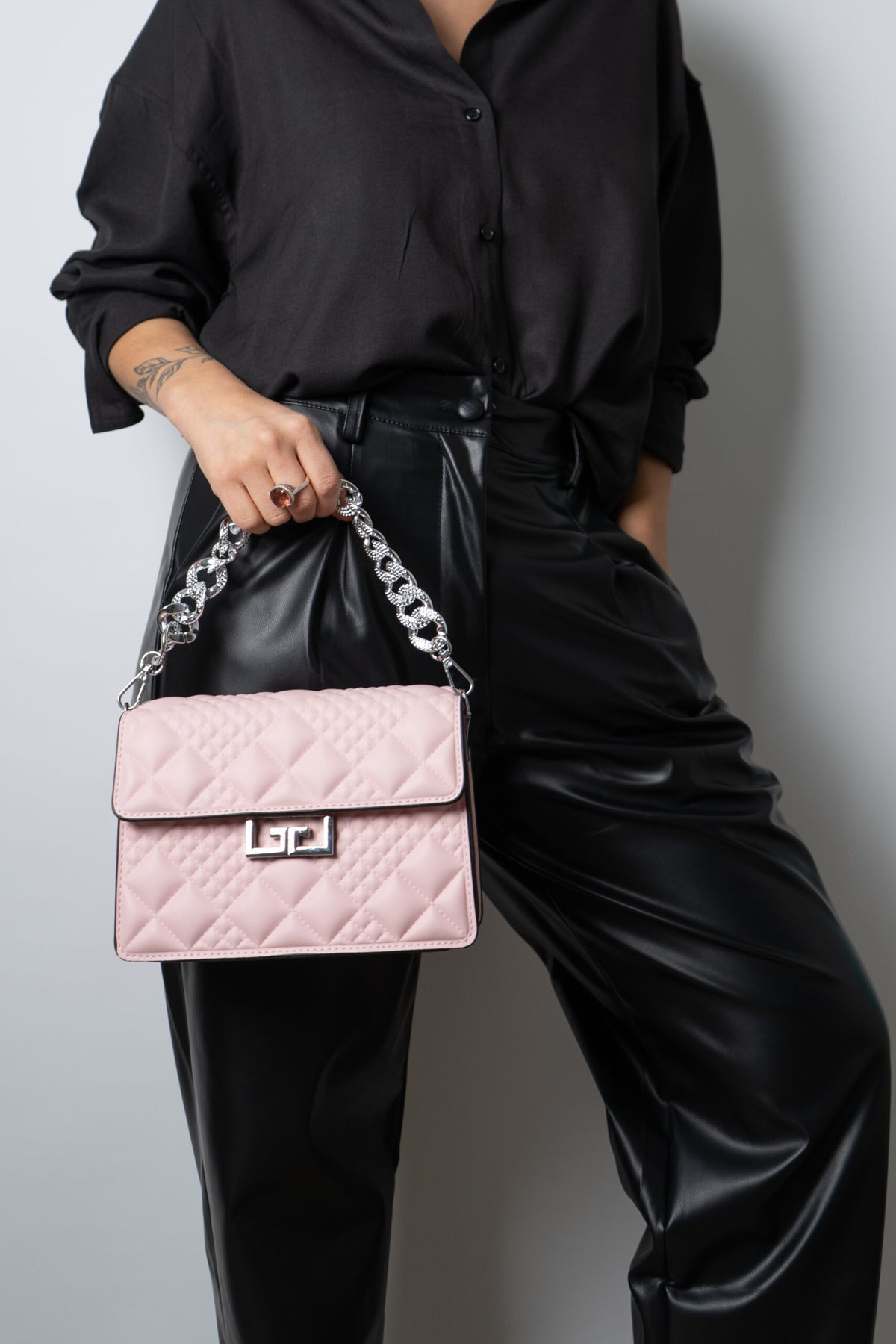 Cartera Mika - Rosada