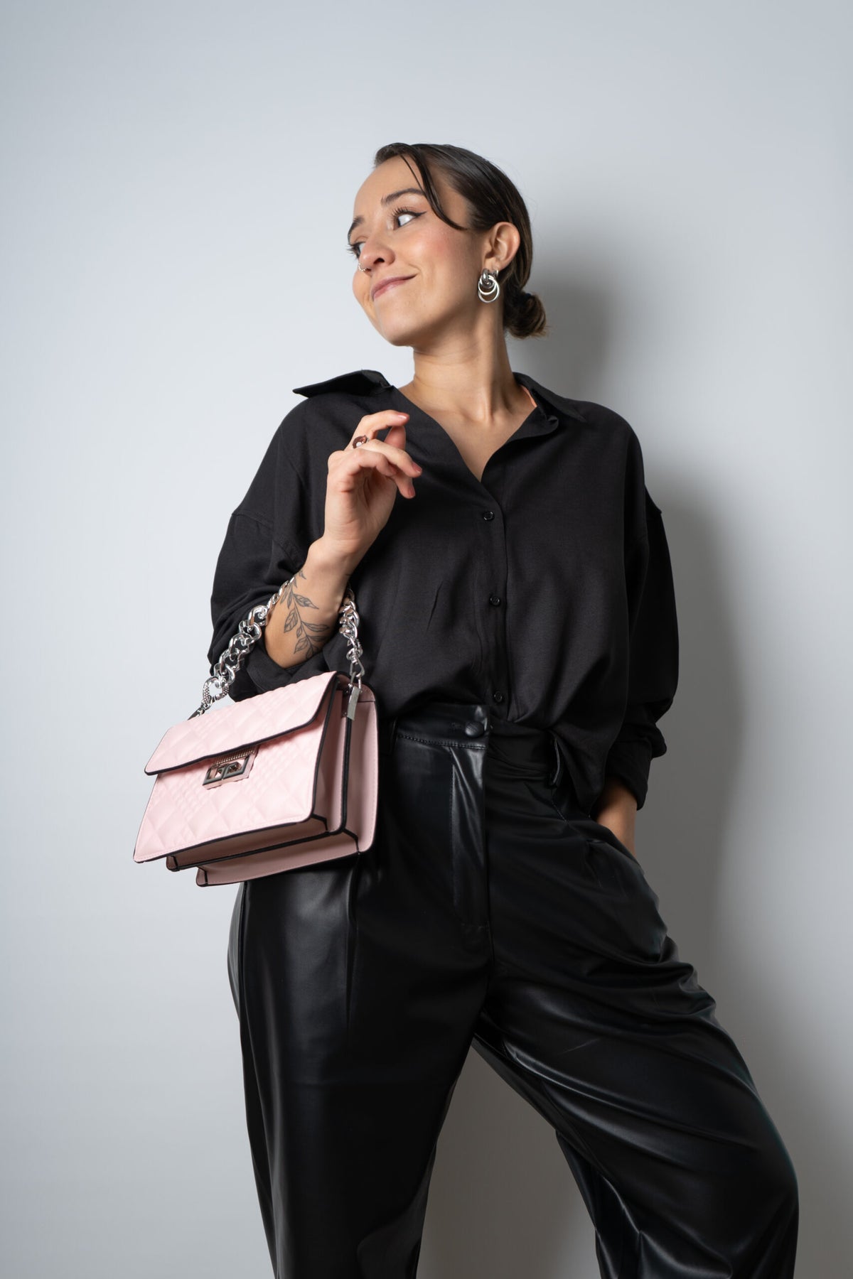 Cartera Mika - Rosada
