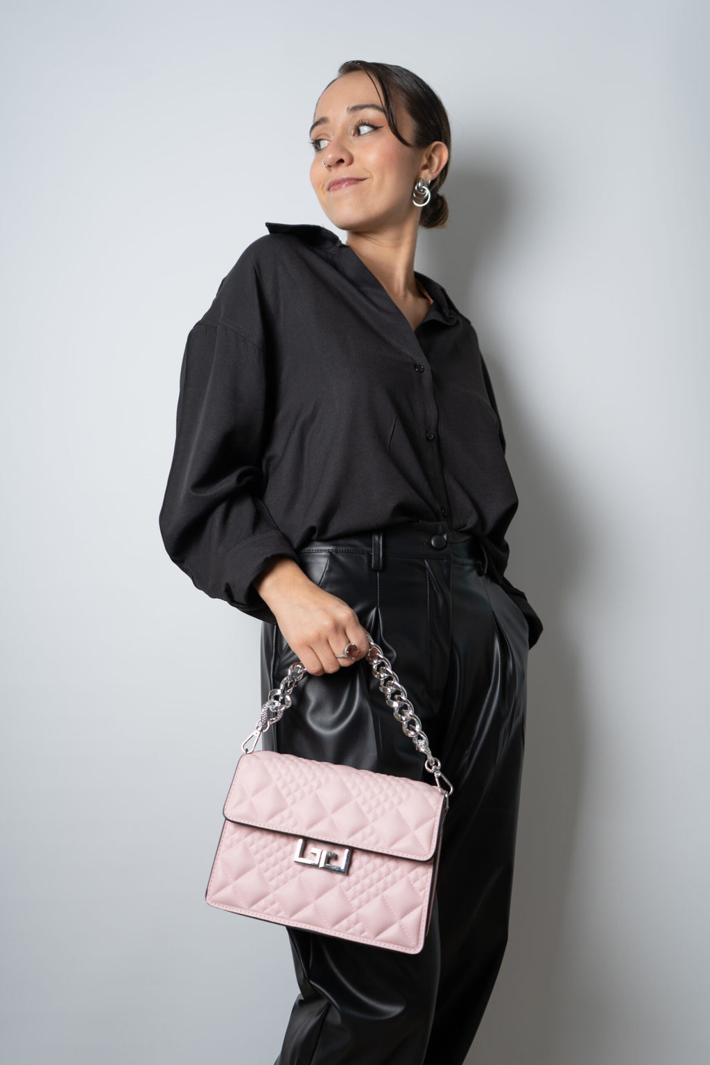 Cartera Mika - Rosada