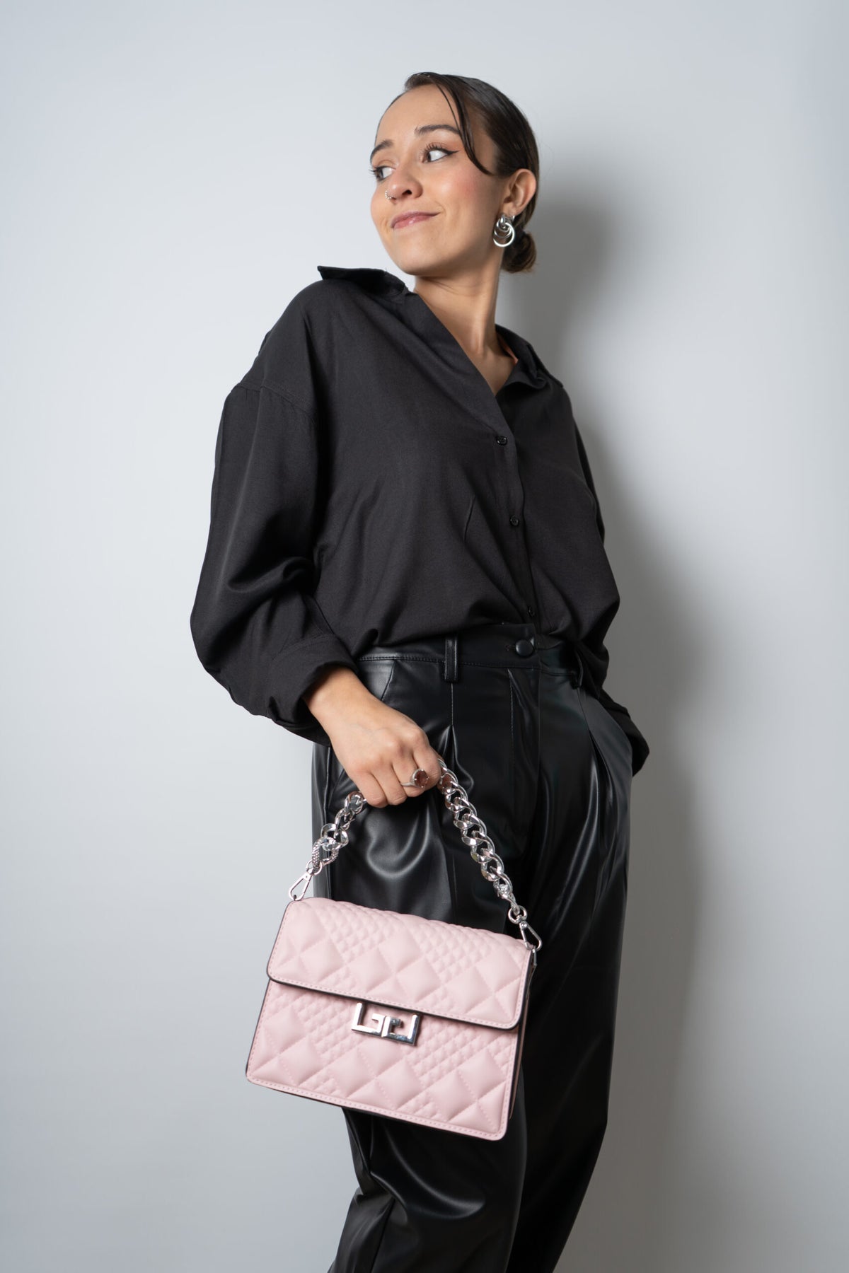 Cartera Mika - Rosada
