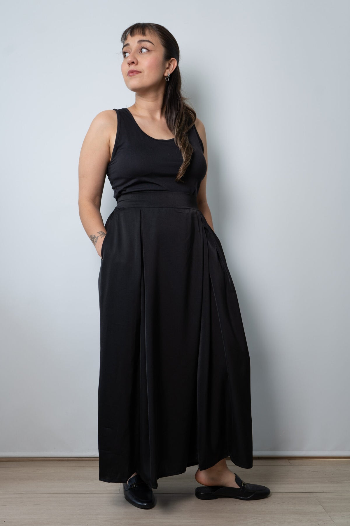 Falda pantalon Emilia - Negro