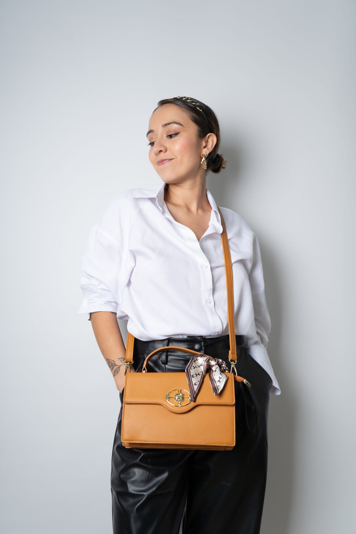 Cartera Isabela - Cafe camel