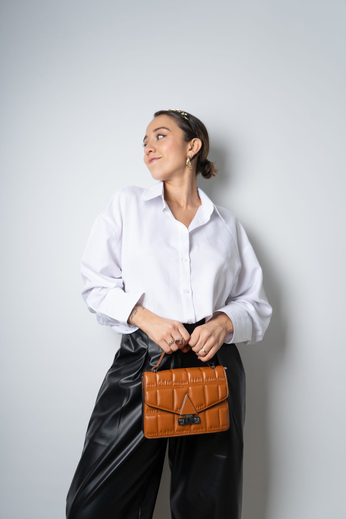 Cartera Diana - Café camel