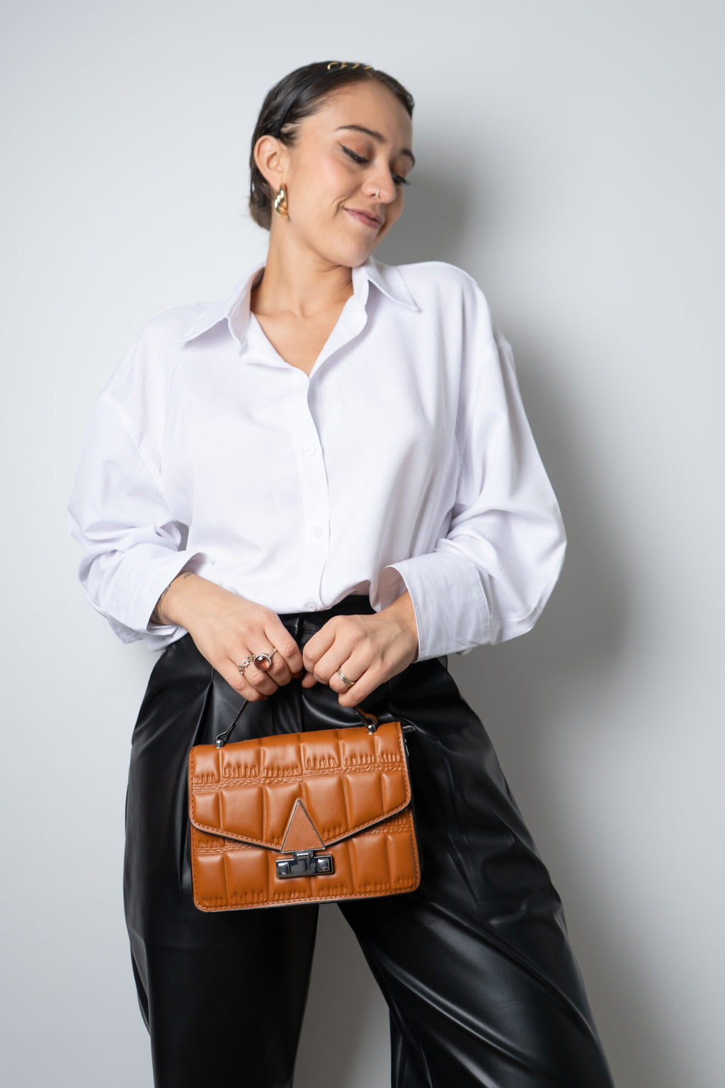 Cartera Diana - Café camel