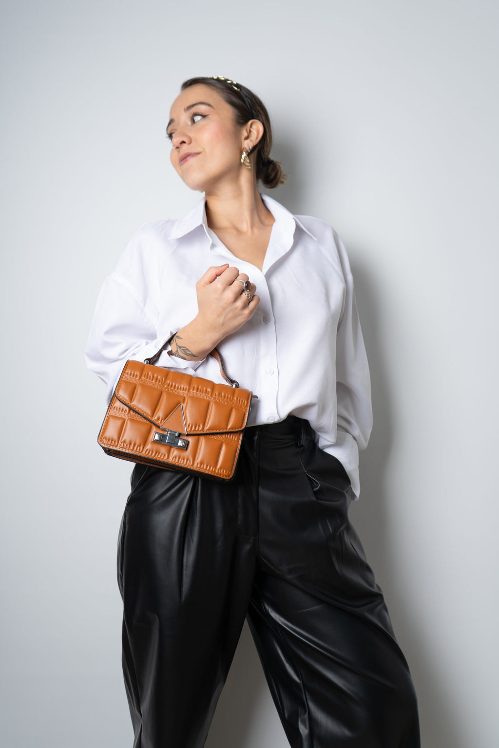 Cartera Diana - Café camel