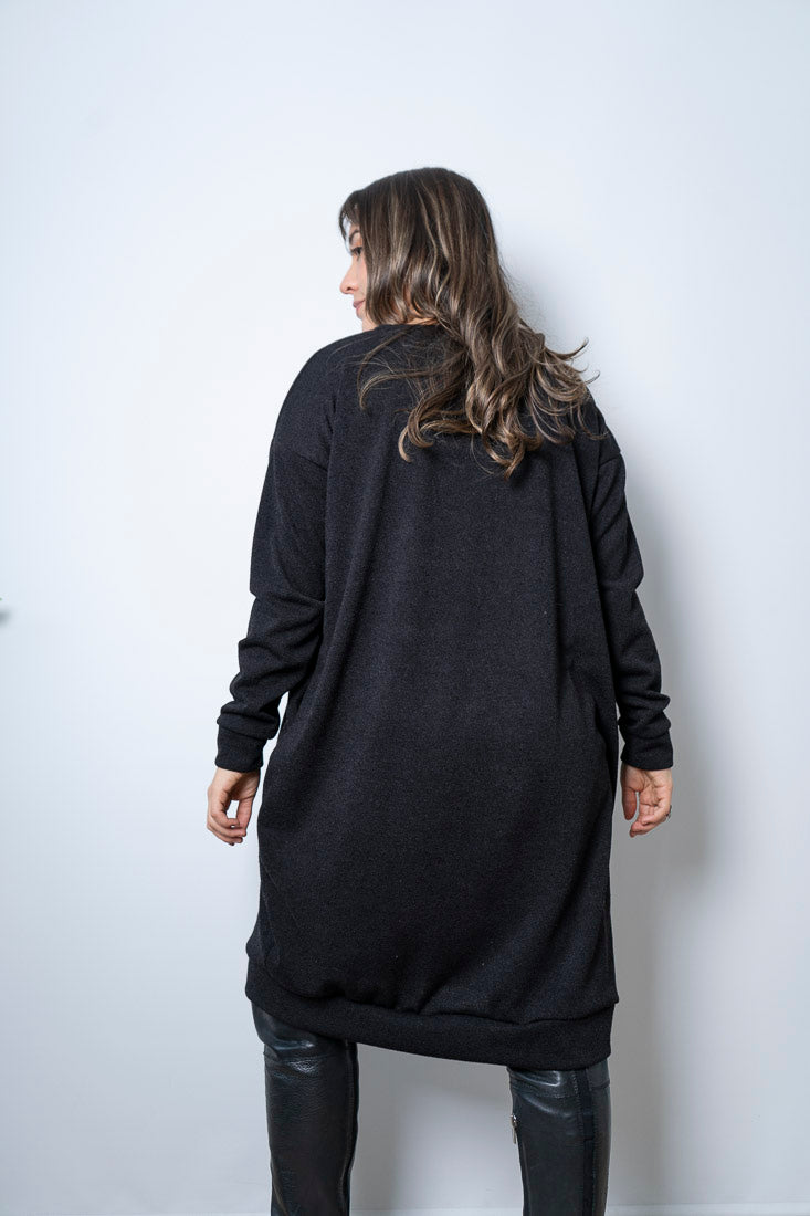 Vestido Lanilla Lily - Negro