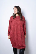 Vestido Lanilla Lily - Jaspeado terracota