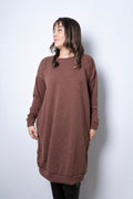 Vestido Lanilla Lily - Cafe