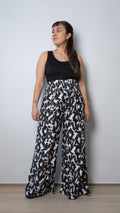 Pantalon Estampado -  Negro