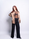 Blusa Satin - Camel