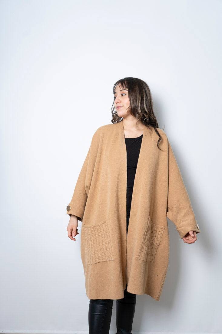 Chaquetón Lana - Beige