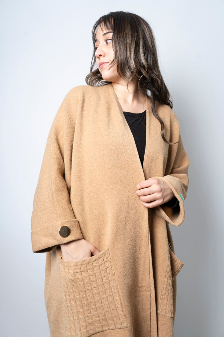 Chaquetón Lana - Beige