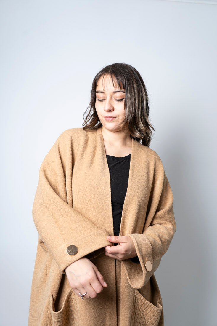 Chaquetón Lana - Beige