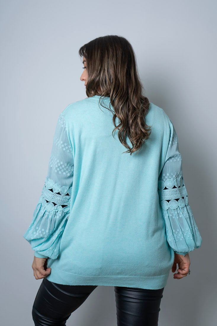 Sweater Laura - Celeste