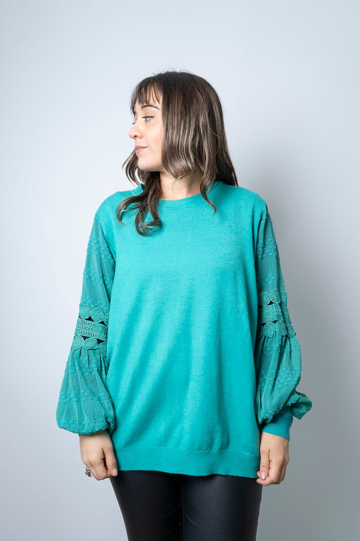 Sweater Laura - Turquesa