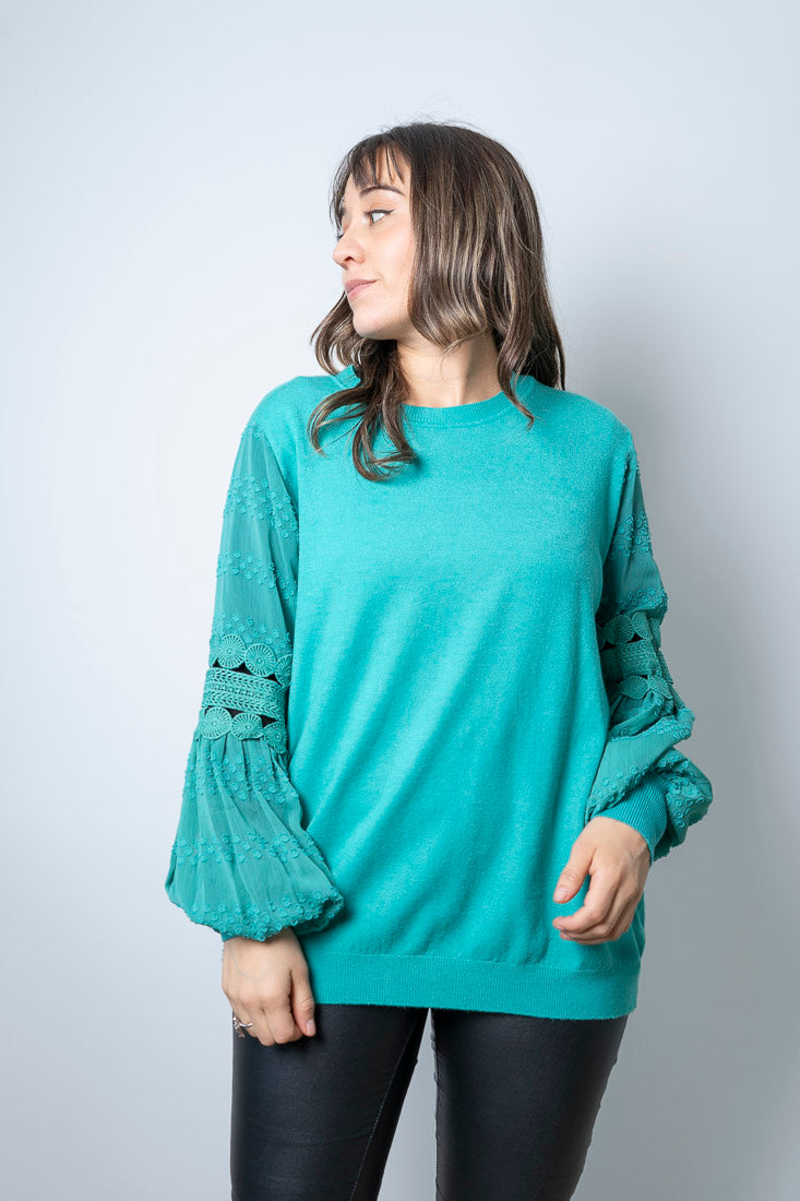 Sweater Laura - Turquesa