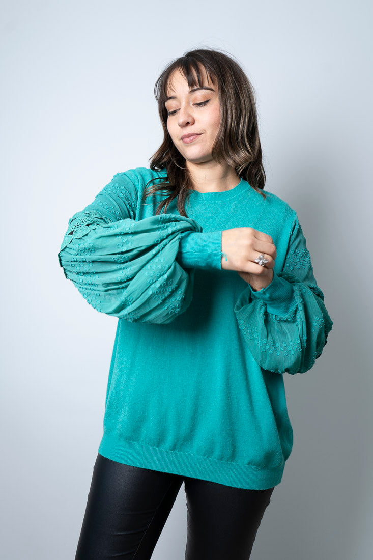 Sweater Laura - Turquesa