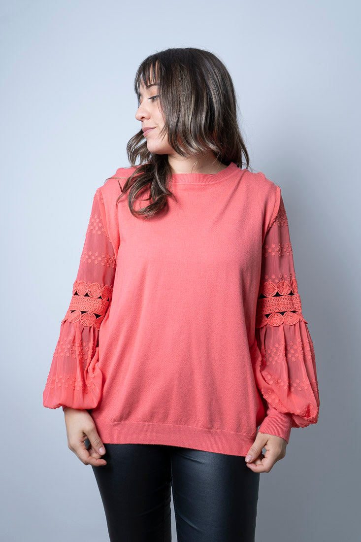 Sweater Laura - Coral