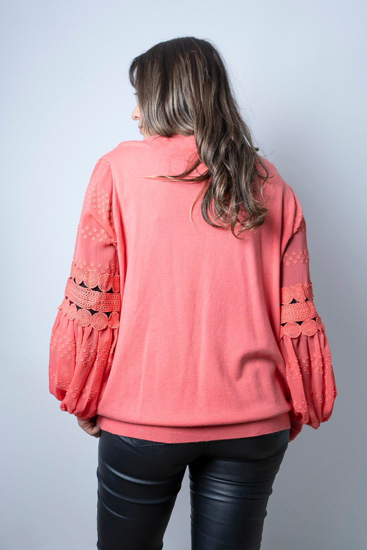 Sweater Laura - Coral