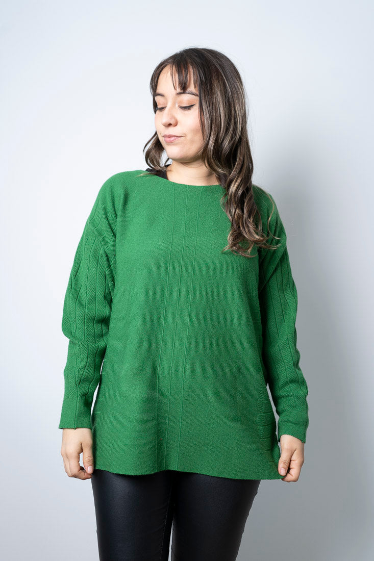 Sweater Violeta -  Verde