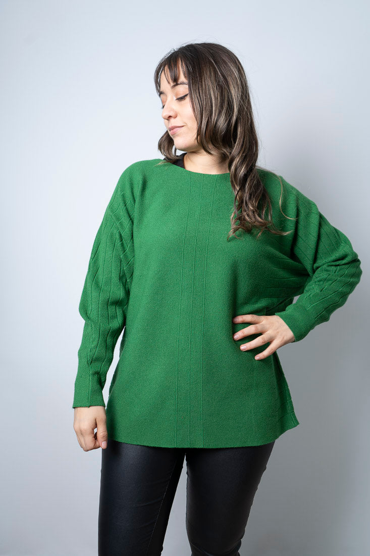 Sweater Violeta -  Verde