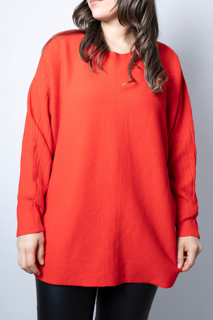 Sweater Violeta -  Rojo