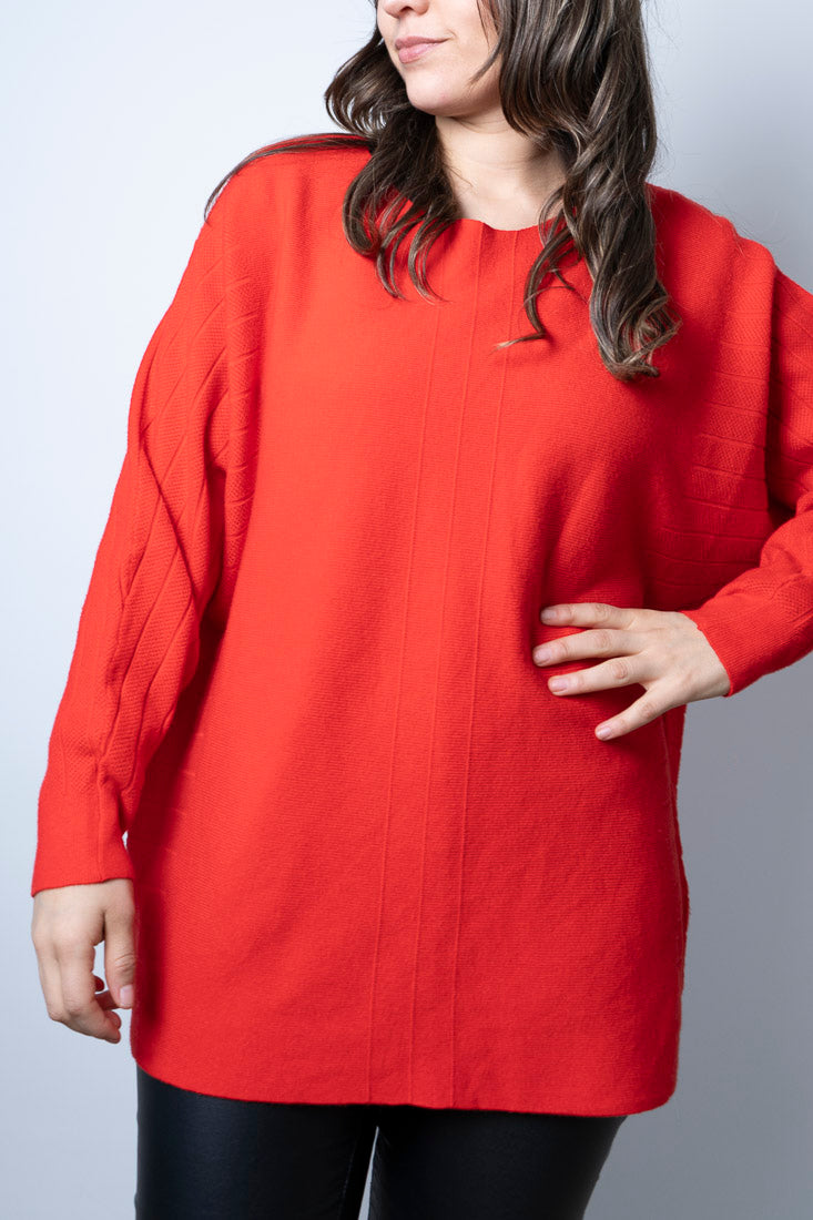 Sweater Violeta -  Rojo