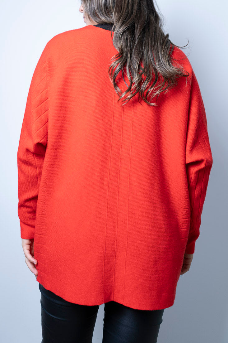 Sweater Violeta -  Rojo