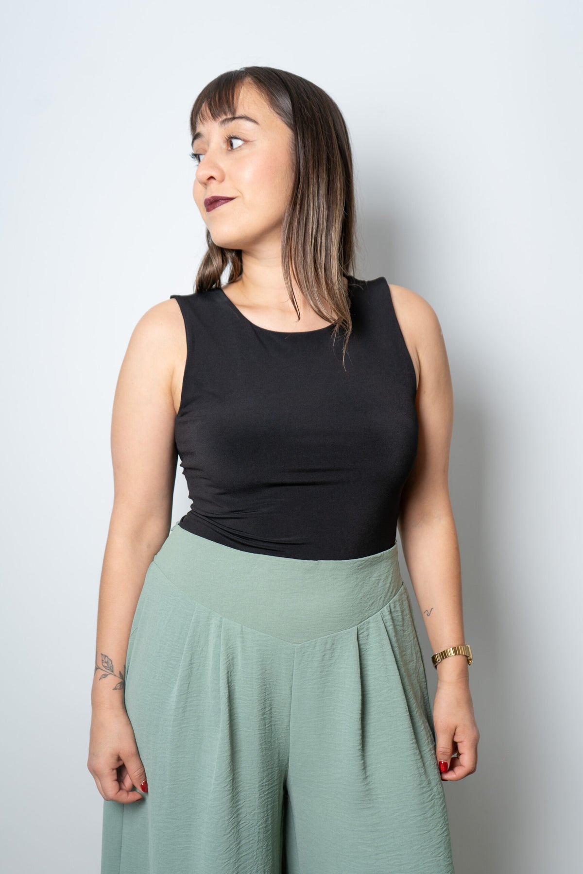 Pantalon Isabella -Verde agua